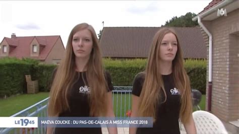 maeva coucke jumelle|Miss France 2018 : découvrez Maëva Coucke et sa soeur jumelle。